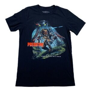 Predator Soon The Hunt Will Begin Promo T-Shirt Black Size Medium